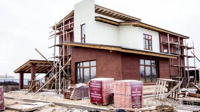 Отделка дома облицовочным кирпичом Terca Wienerberger