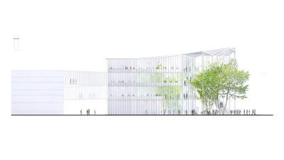 Учебный центр Политехнической школы на кампусе Париж-Сакле © Sou Fujimoto Architects, Nicolas Laisné Associés, Manal Rachdi Oxo Architectes