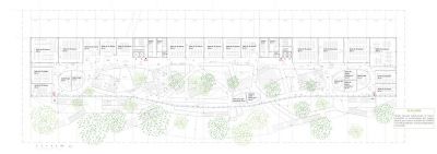 Учебный центр Политехнической школы на кампусе Париж-Сакле © Sou Fujimoto Architects, Nicolas Laisné Associés, Manal Rachdi Oxo Architectes