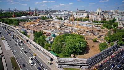 Строительство парка 