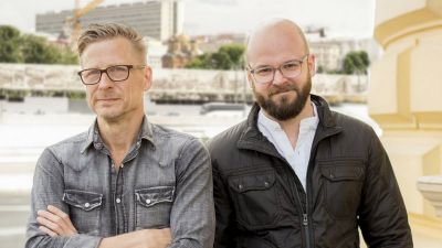 Партнер Diller Scofidio + Renfro Чарльз Ренфро и архитектор и дизайнер бюро Брайан Таболт (фото: Василий Буланов)