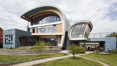Загородный дом © Архитектурное бюро Романа Леонидова