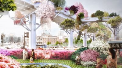 Парк-эстакада Seoul Skygarden © MVRDV