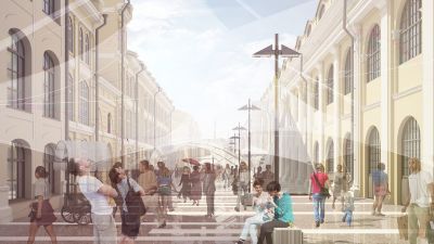 Большой Гостиный Двор. Внутренние улицы, Певческая линия © Студия 44