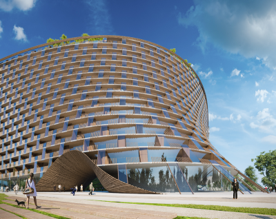 Концепция гостиничного комплекса Radisson Blue Moscow © Arch group