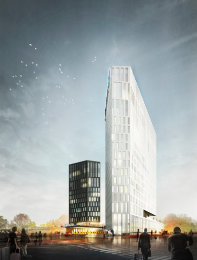 Концепция гостиничного комплекса Radisson Blue Moscow © ППФ А.Лен