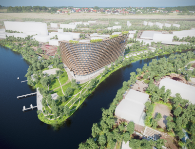 Концепция гостиничного комплекса Radisson Blue Moscow © Arch group