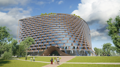 Концепция гостиничного комплекса Radisson Blue Moscow © Arch group