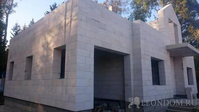 Строительство дома из газобетонных блоков в КП 