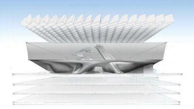 Музей Фонда искусств Броуд The Broad © Bruce Damonte. Предоставлено The Broad и Diller Scofidio + Renfro