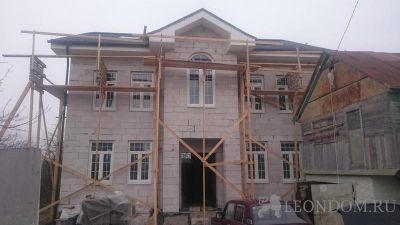 Построена коробка дома по проекту Британи в посёлке Знамя октября