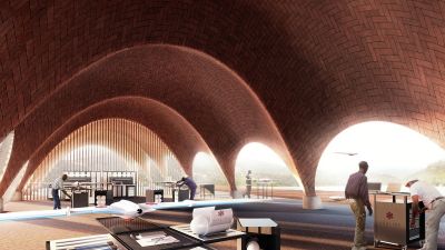 Дронопорт © Foster + Partners