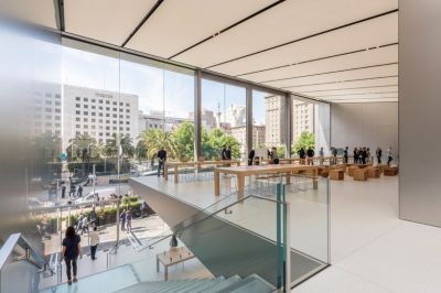 Магазин Apple от Foster + Partners в Сан-Франциско