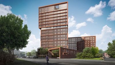 В Москве возводится «ЭгоДом» по проекту «Сергей Скуратов Architects»