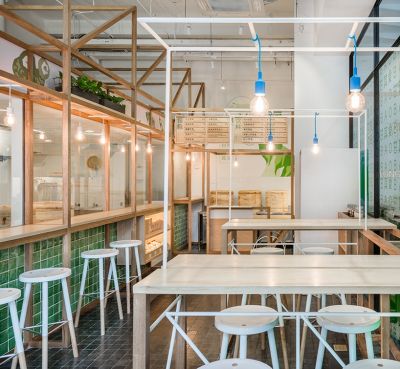 Уличное кафе в Китае от Linehouse