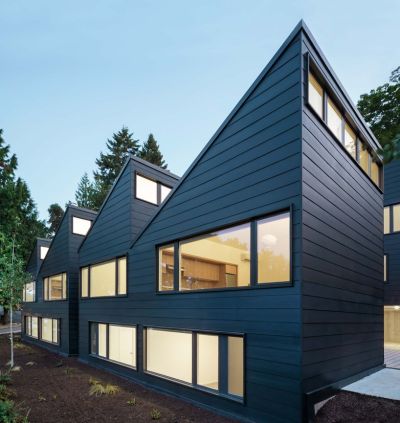 Зубчатая линия крыш от студии Waechter Architecture в Орегоне, США