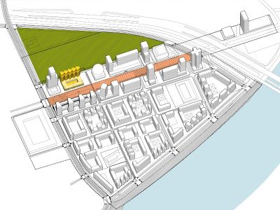 ЗИЛ Башня от студии Neutelings Riedijk Architects в Москве, Россия