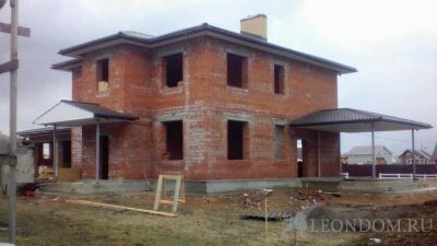 Строительство коттеджа в Можайске по проекту 