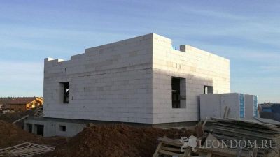 Возведение стен из газобетона в Зосимово
