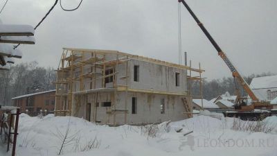 Монтаж стропильной системы в СНТ Бурцево