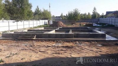Десна — фундамент залит