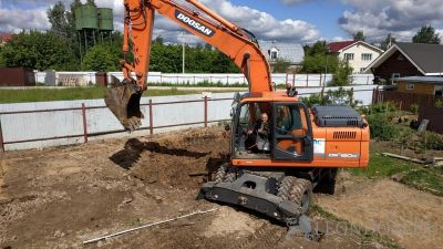 Подмосковные вечера 19 — строительство дома по проекту Леон 226 с цокольным этажом