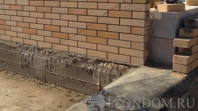 Отделка дома из газобетона кирпичом
